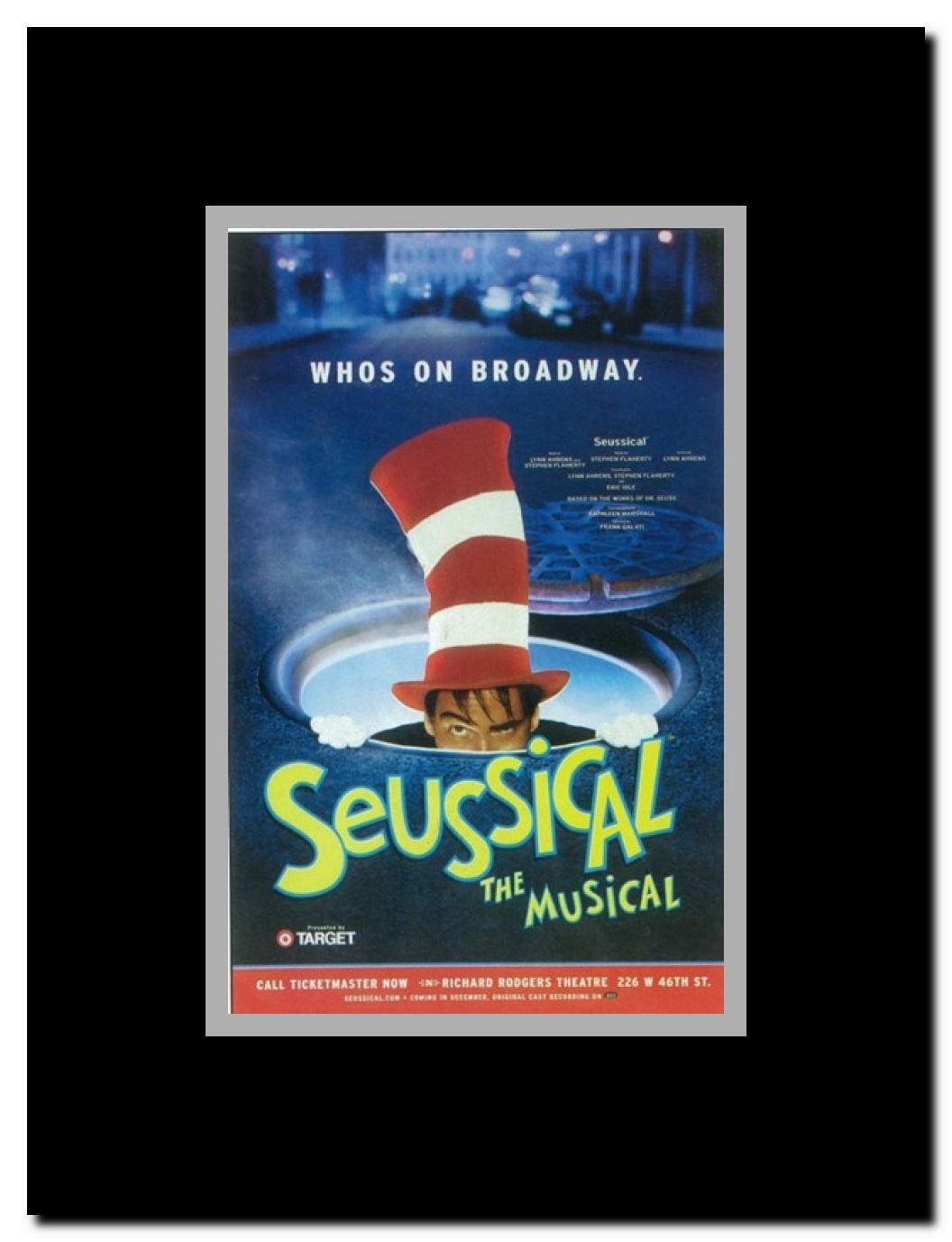 Seussical (Broadway) - style A Framed Movie Poster