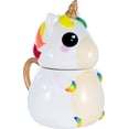 thumbnail image 1 of Seven20 Rainbow Unicorn Coffee Mug with Lid - Great for Coffee, Tea, Hot Chocolate & More! - For Kids, Teens, Adults, Men, Women, Pride - Ceramic, 1 of 7