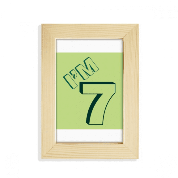 Seven Age Digital Birthday Desktop Display Photo Frame Picture Art Painting 5x7 inch
