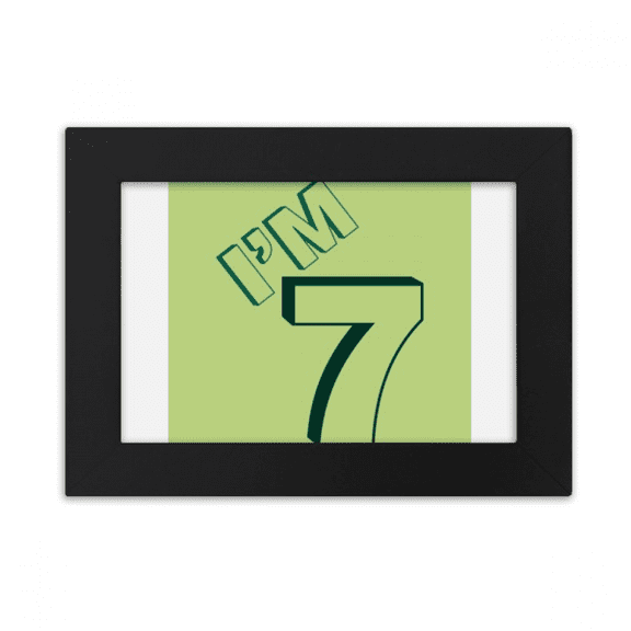 Seven Age Digital Birthday Desktop Photo Frame Ornaments Picture Art Painting