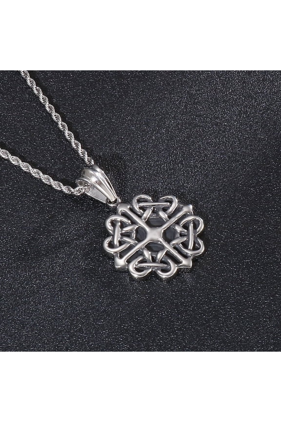 Seven Archangels Solomon Kabbalah Pendant Star of David Devil Eye Angel Seal 14K White Gold Necklace Men's Kosher Jewelry