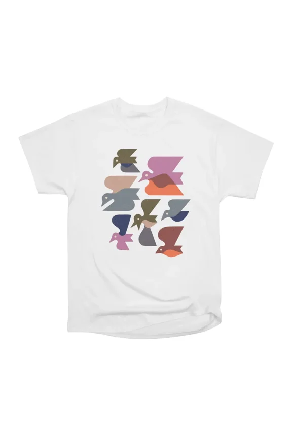 Seven Bird Flock T-Shirt Tee Gift For Him Merch For Her Apparel For Friend