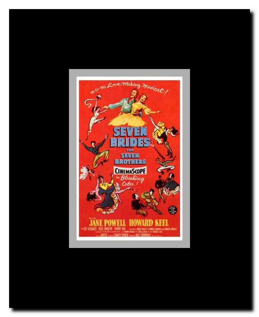 Seven Brides for Seven Brothers Framed Movie Poster