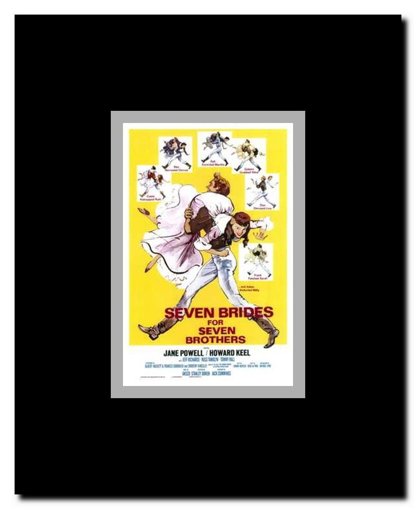 Seven Brides for Seven Brothers Framed Movie Poster
