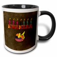 thumbnail image 1 of 3drose, Seven Candles on Kwanzaa, Bowl of Fruit, 15oz Two-tone Black Mug, 1 of 6