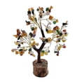 thumbnail image 1 of Seven Chakra Gemstone Crystal Bonsai Money Tree for Good Luck, Wealth & Prosperity Home Office Décor Spiritual Gift | Multicolor Chakra Tree, 1 of 3