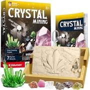 Piano Potato Crystal Mining & Growing Kit for Kids, 7 Genuine Rocks & Minerals Dig Kit, STEM Geology Toy with Crystal Making Supplies, Educational Gift for Boys & Girls Ages 8-12