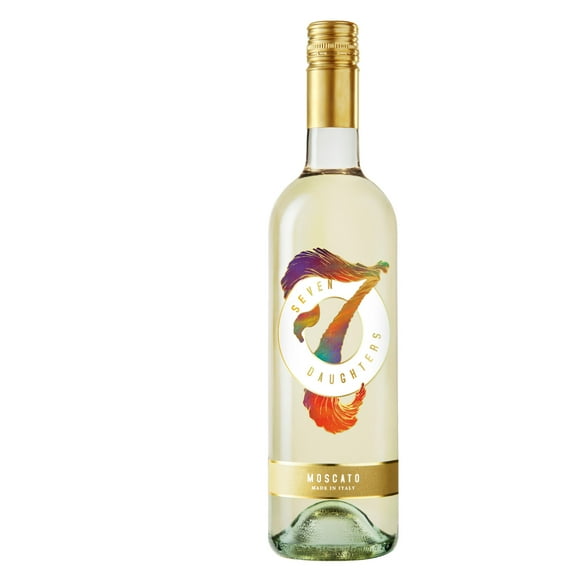 Seven Daughters Moscato White Wine Italy, 750 ml Bottle, 8% ABV
