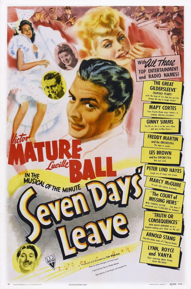 Seven Days Leave U Canvas Art - (24 x 36)