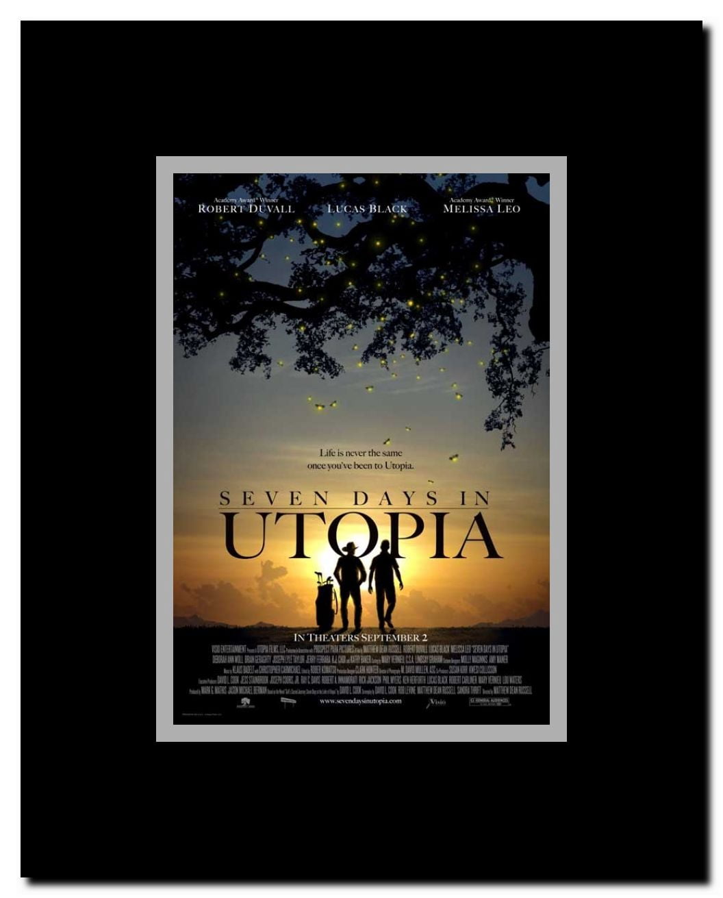 Seven Days in Utopia Framed Movie Poster