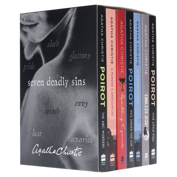 Seven Deadly Sins: Hercule Poirot Series by Agatha Christie: 7 Books - Fiction - Paperback