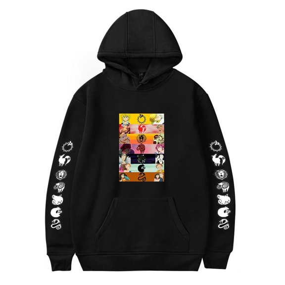 Seven Deadly Sins Hoodie Cosplay Sweatshirt Men Womens Pullover Fashion Long Sleeve