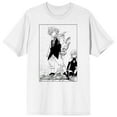 thumbnail image 1 of Seven Deadly Sins Meliodas and Elizabeth with Title Logo Men's White Short Sleeve Tee-Medium, 1 of 4