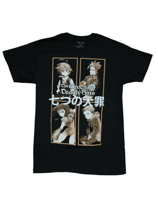 The Seven Deadly Sins Character Mashup Anime Nanatsu no Taizai Essential  T-Shirt for Sale by shizazzi