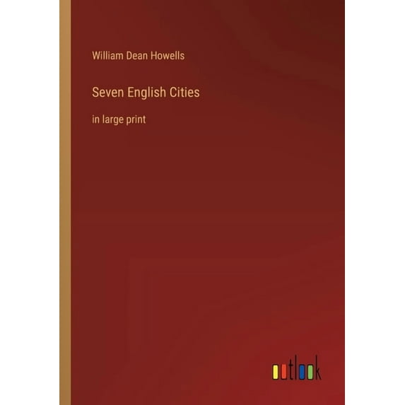 Seven English Cities: in large print, (Paperback)
