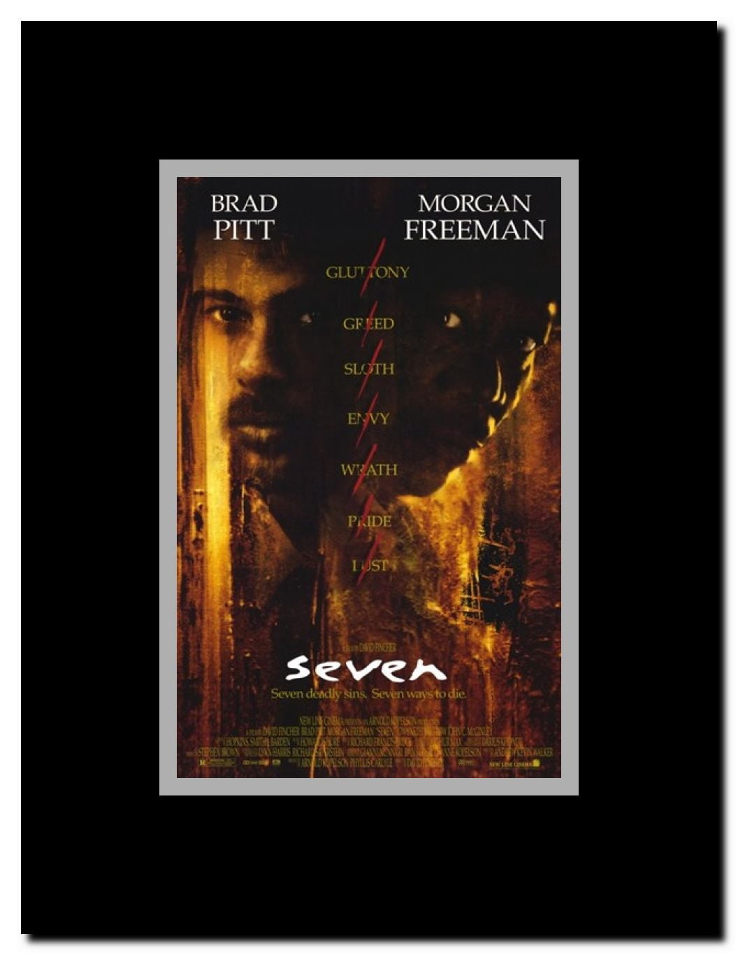 Seven Framed Movie Poster