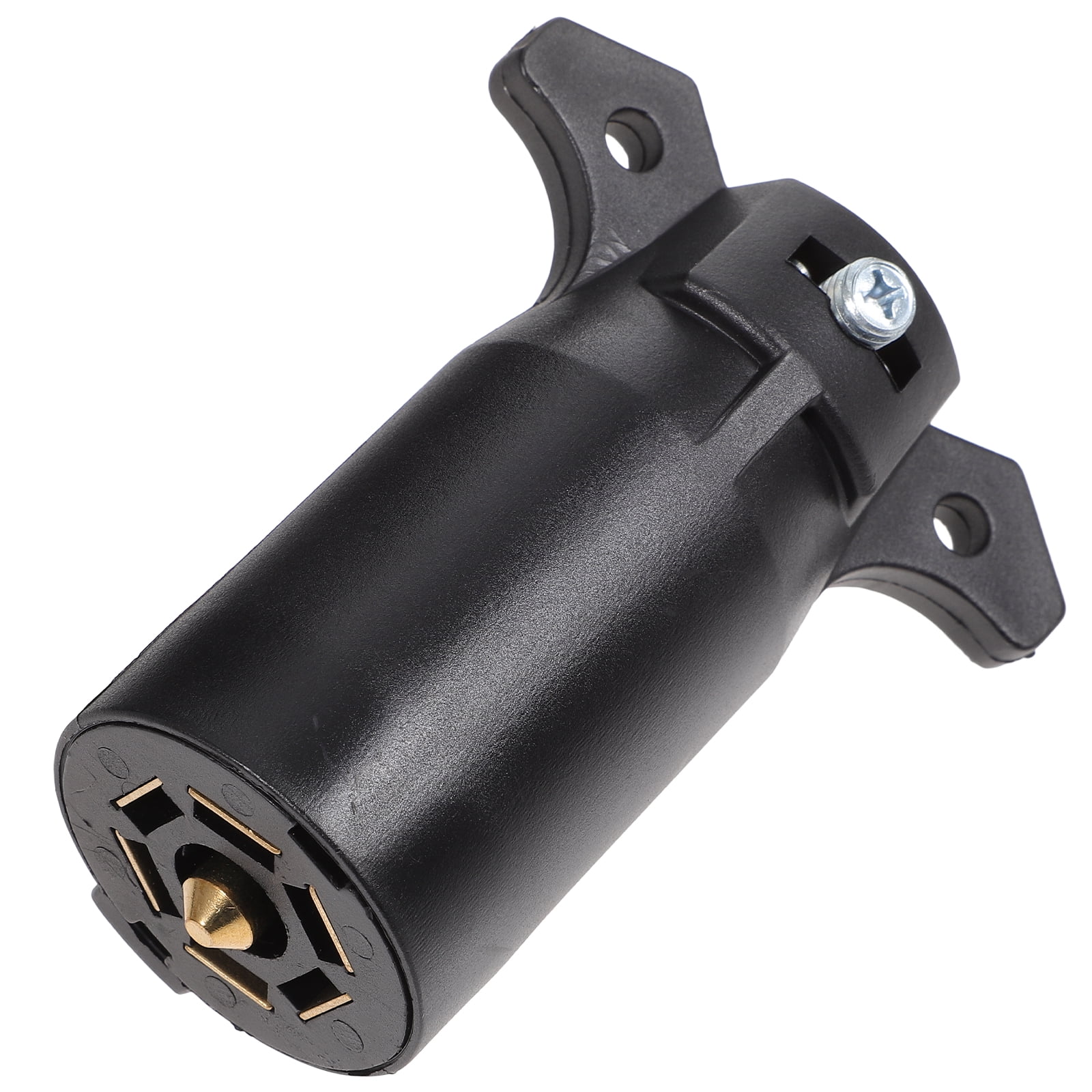 Seven Hole Trailer Plug Accessories Light Adapter Connector for Bike Round RV Blade Plastic