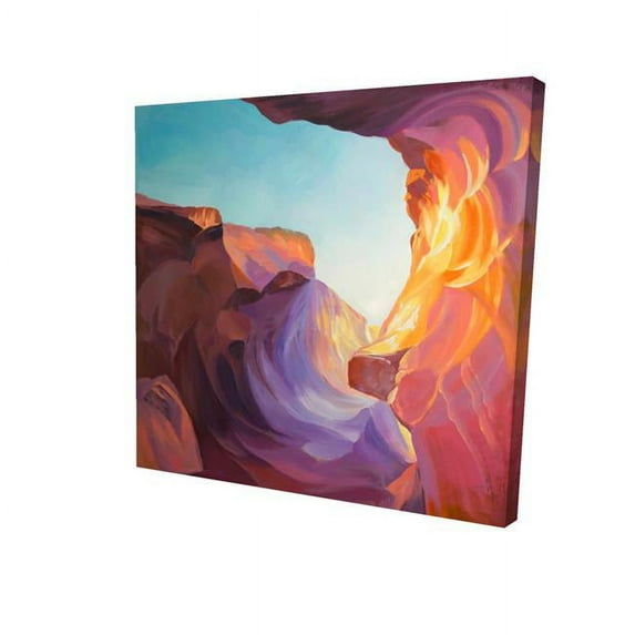 Begin Home Decor 2080-1616-LA129 16 x 16 in. Antelope Canyon-Print on Canvas