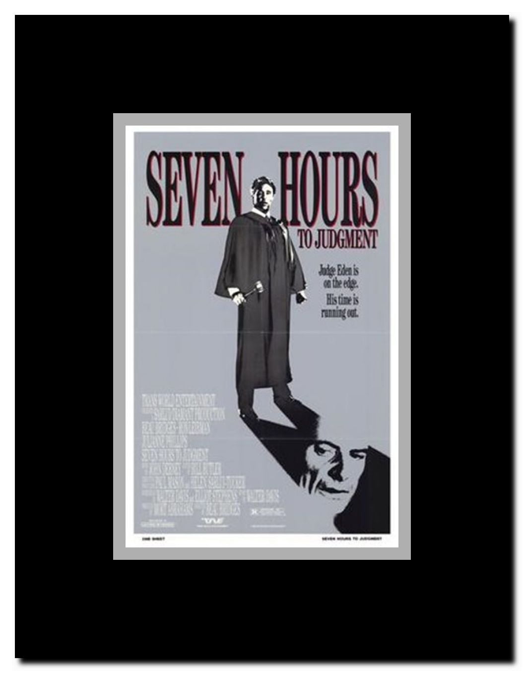 Seven Hours to Judgment Framed Movie Poster
