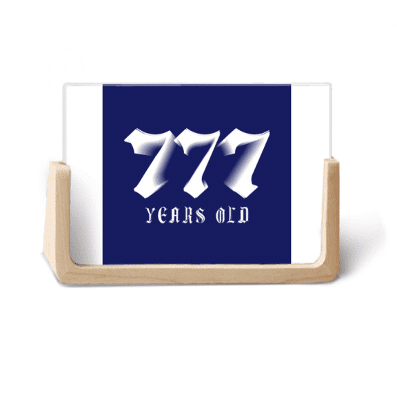 Seven Hundred Year Old Vitality Photo Wooden Photo Frame Tabletop Display