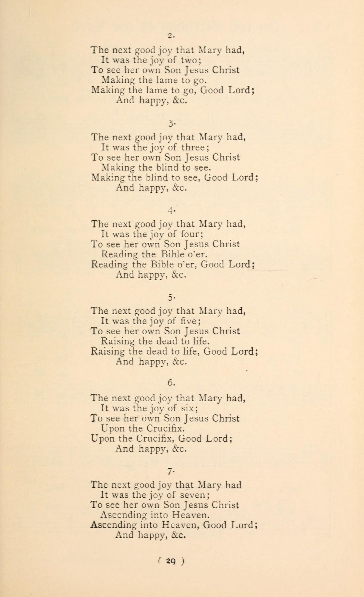 Seven Joys of Mary 2 Christmas Carols New & Old 1850 Canvas Art - (18 x 24)