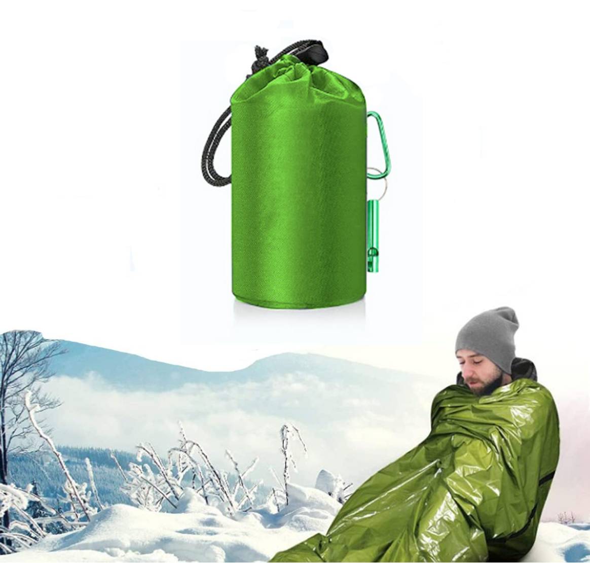 Go Time Gear Life Bivy Emergency Sleeping Bag Thermal Bivvy