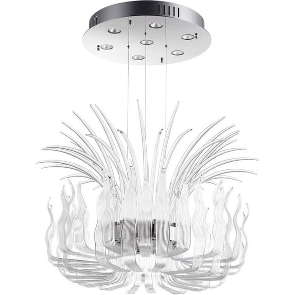 Seven Light Pendant 32 inches Wide By 26 inches High Bailey Street Home 182-Bel-3132391
