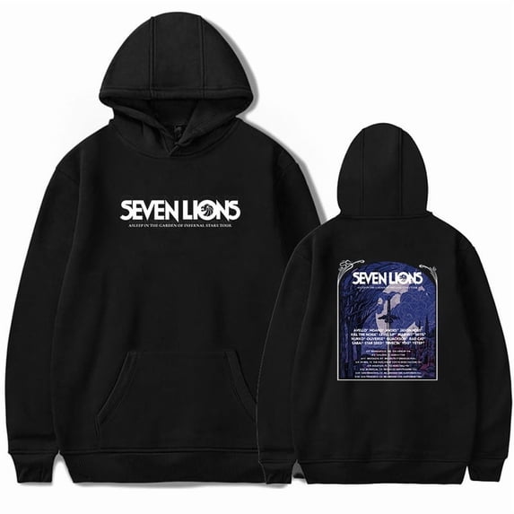 Seven Lions Merch 2026 Asleep In The Garden Of Infernal Stars Tour Hoodie Spring&Autumn Fashion Men/Women Casual Long Sleeve Sweatshirts