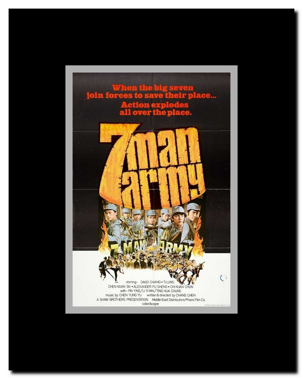 Seven Man Army Framed Movie Poster