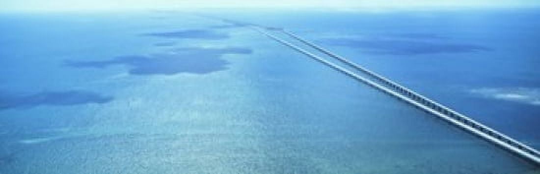 Seven Miles Bridge Florida Keys FL USA Canvas Art - Panoramic Images (18 x 6)
