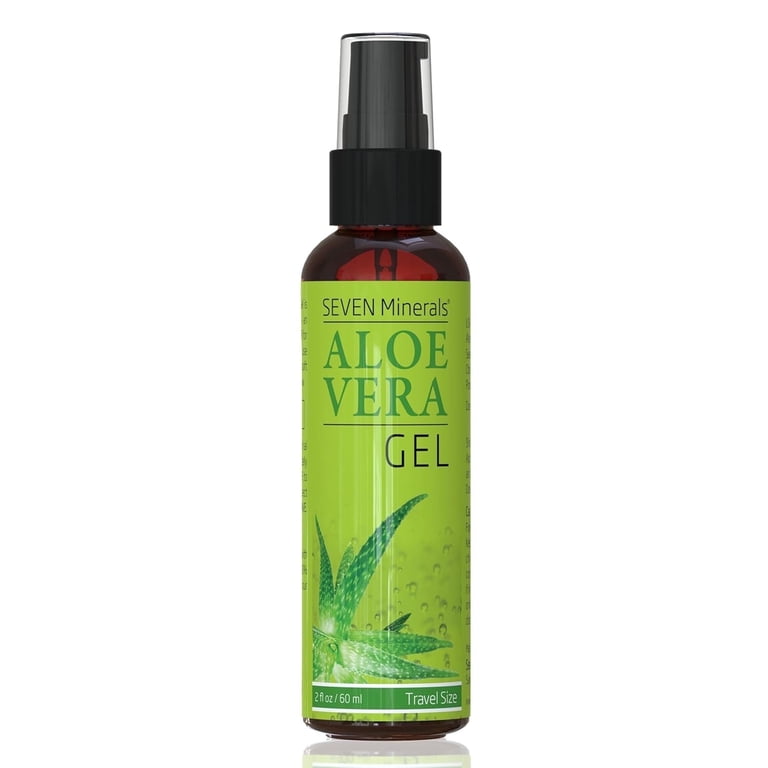 Aloe Vera Gel, Travel Size, 2 oz - Soothes Sunburns, Hydrates Skin,  Nourishes Hair & Nails - Walmart.com