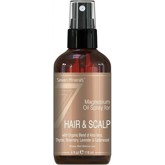 Seven Minerals Anti-hair Loss Magnesium Spray for Men and Women, 4 oz