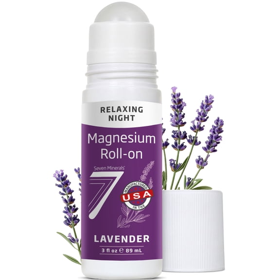 Seven Minerals Magnesium for Sleep Stick with Lavender - All Natural Sleep Blend 3 fl oz
