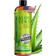 Seven Minerals Organic Aloe Vera Gel with 100% Freshly Cut Aloe Plant Big 12 fl oz