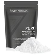 Seven Minerals Pure Magnesium Chloride Flakes 3 lb for Relaxation, Muscle Pain and more!