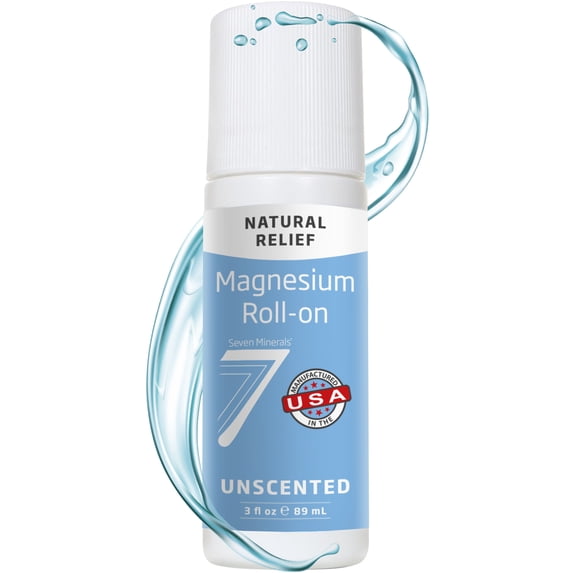 Seven Minerals Pure USP Grade Magnesium Roll On Stick 3 fl oz