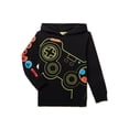 thumbnail image 1 of Seven Oaks Boys Gaming Controller Graphic Hooded Sweatshirt, Sizes 4-16, 1 of 3