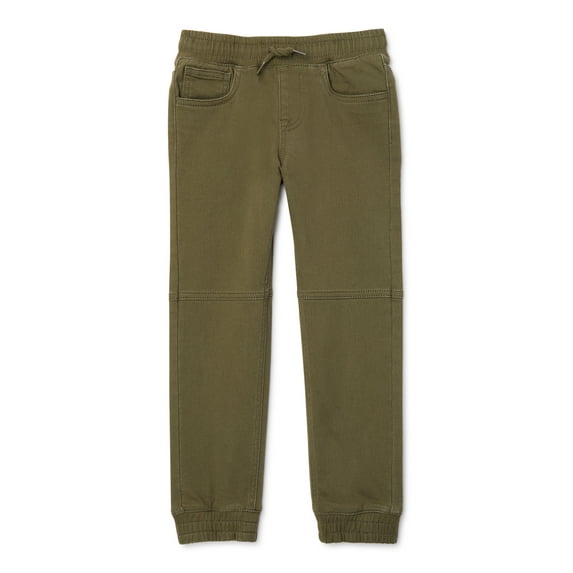 Seven Oaks Boys Twill Jogger Pants, Sizes 4-16