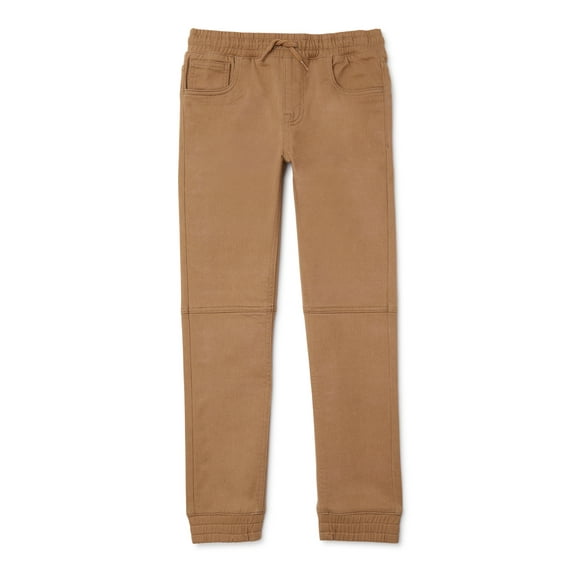 Seven Oaks Boys Twill Jogger Pants, Sizes 4-16