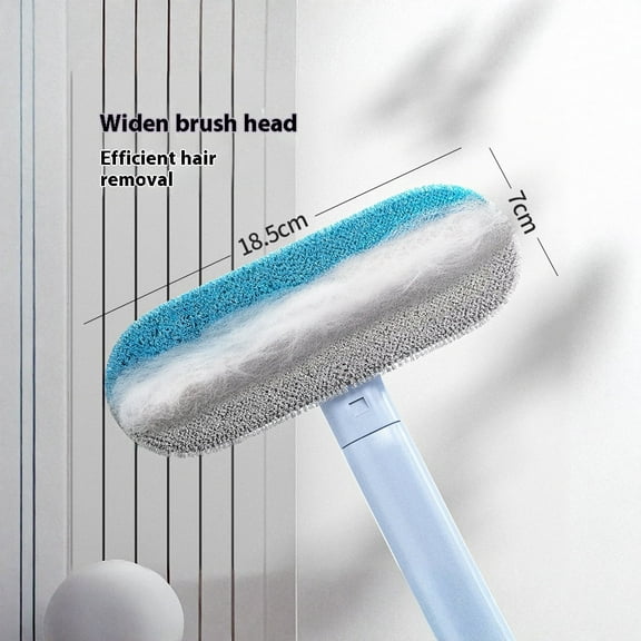 Seven Oh Durable Reusable Washable Pet Hair Remover, Detachable, Gray, 1 Count
