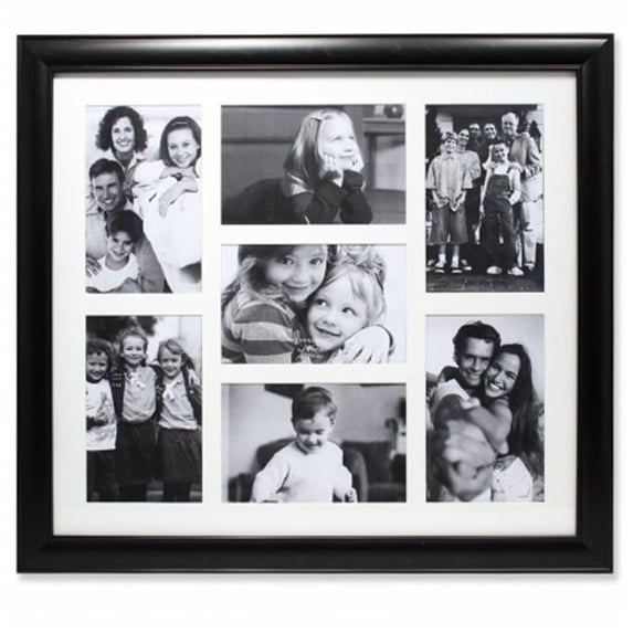Seven Opening Collage Frame - Black, 0.67 in. - Walmart.com