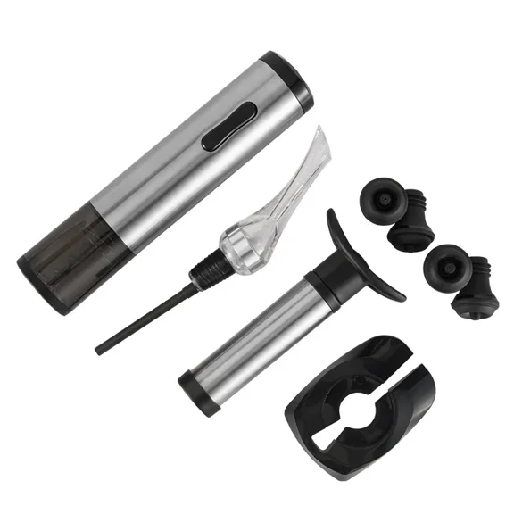 Seven-Piece Gift Box Wine Decanter Electric Bottle Opener Set Wine Opener Set
