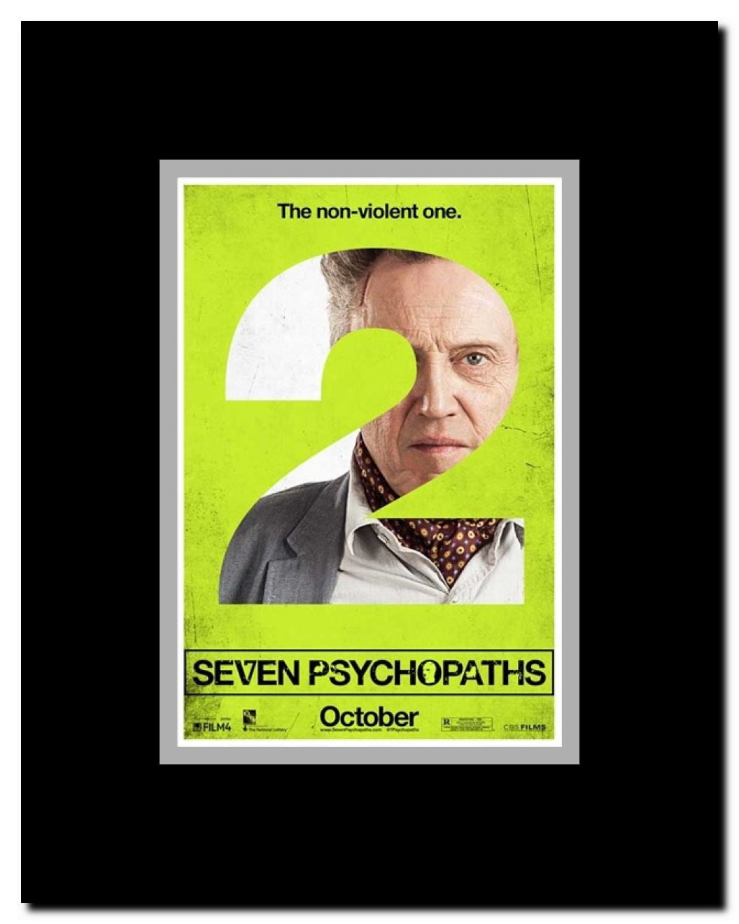 Seven Psychopaths Framed Movie Poster