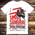 Seven Samurai Akira Kurosawa Japanese Sci Fi Horror Gamer Cult T Shirt