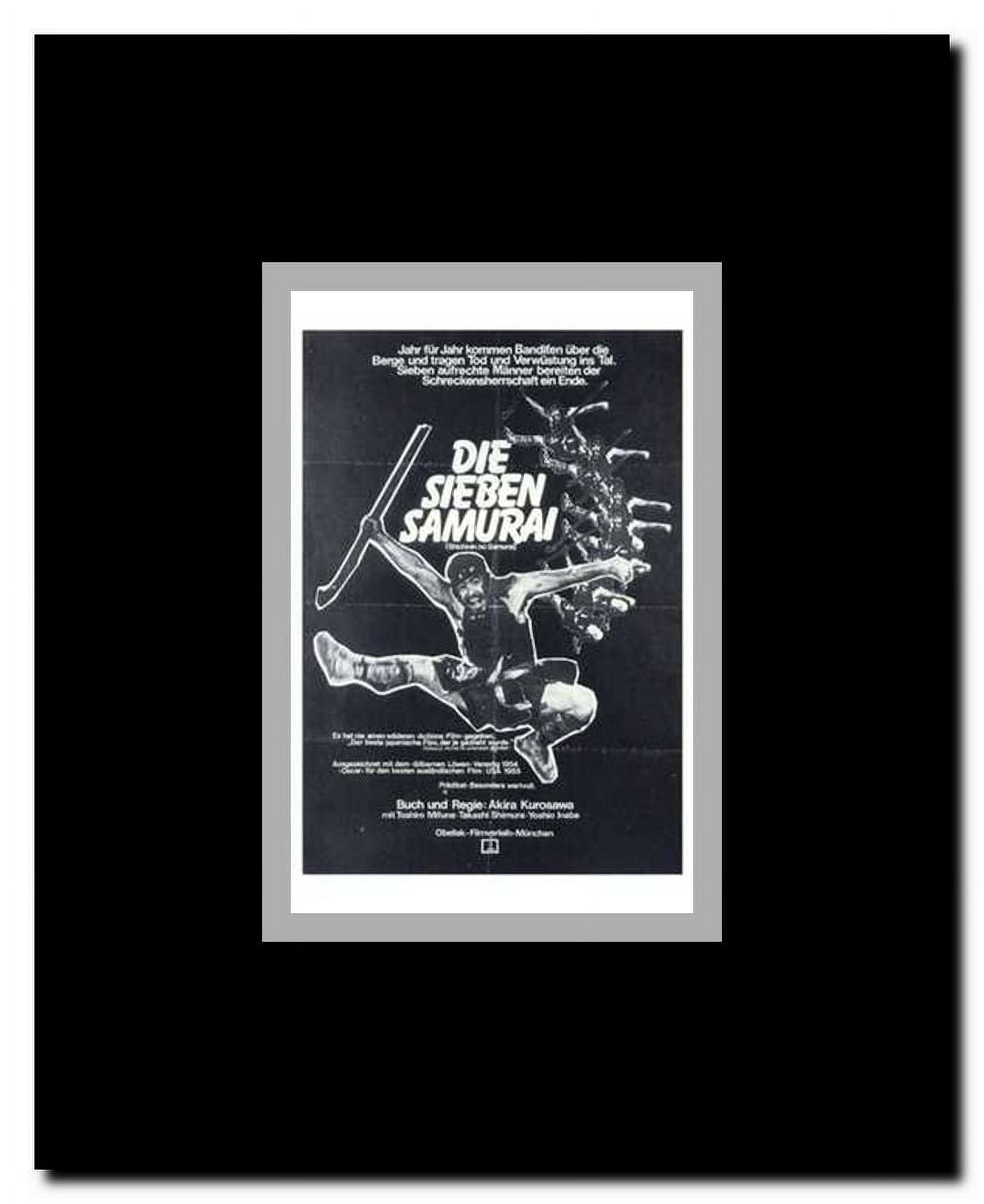 Seven Samurai Framed Movie Poster