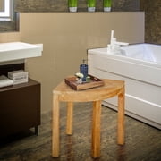 Seven Seas Teak Corner Shower Stool / Side Table, made from A-Grade Teak Wood