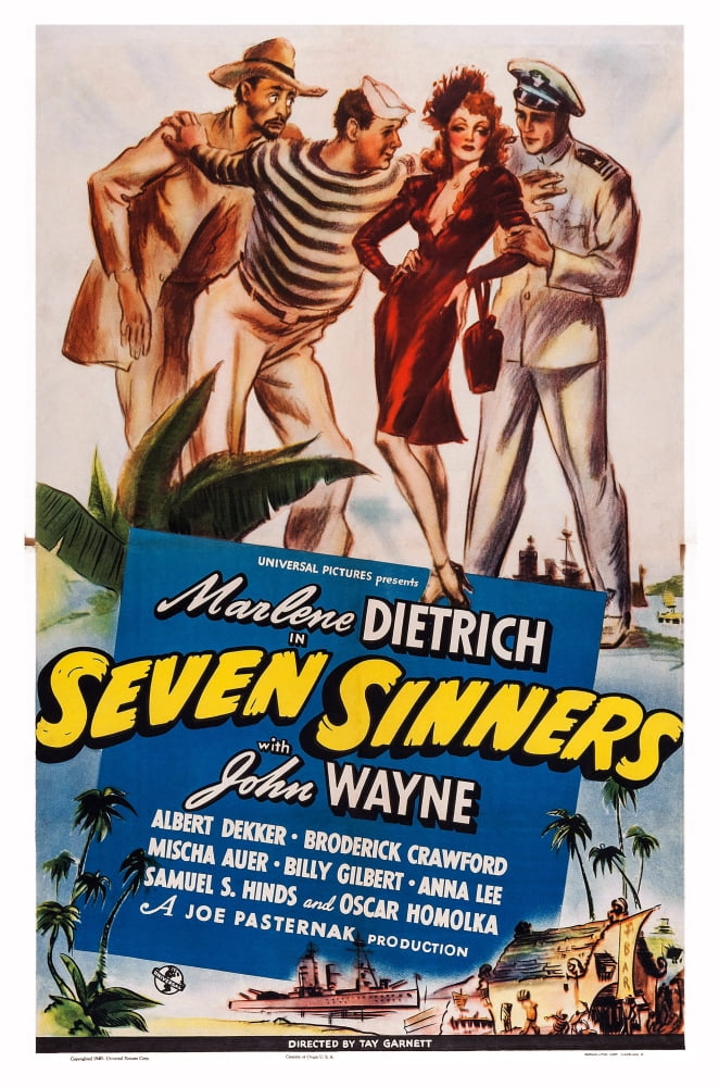 Seven Sinners U Canvas Art -  (11 x 17)