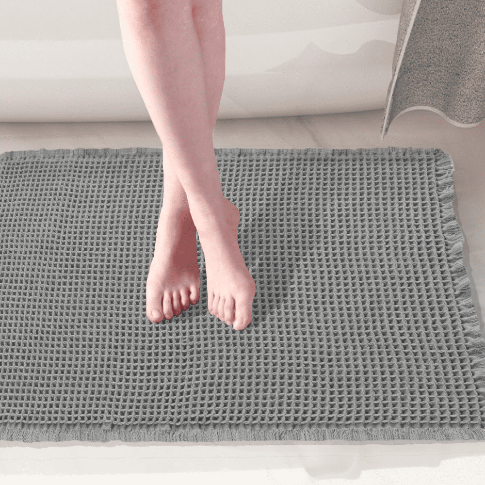 "Seven Six Home Waffle Style Bath Mats, 18""x 30"" Machine Washable ...