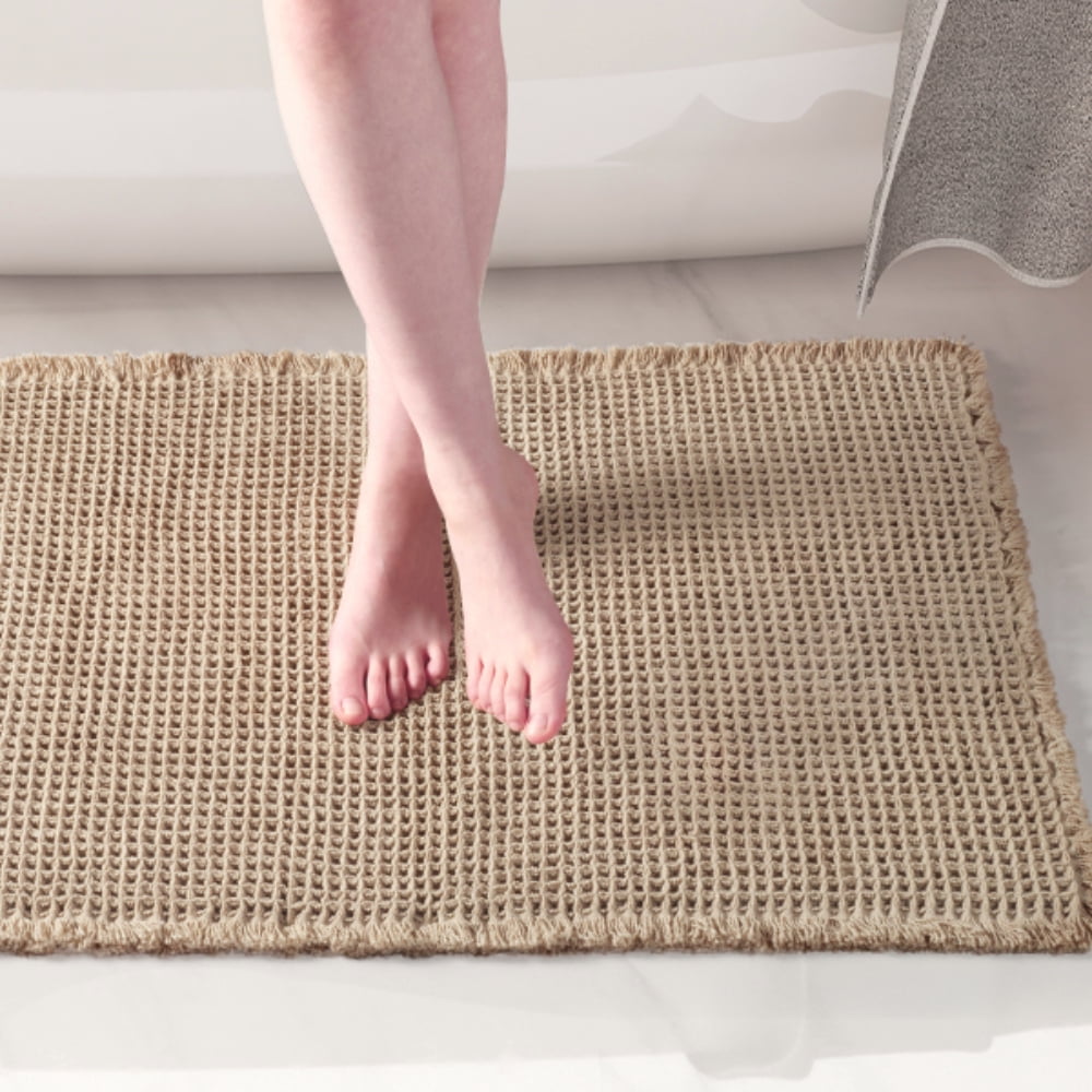 "Seven Six Home Waffle Style Bath Mats, Non Slip, Super Absorbent ...