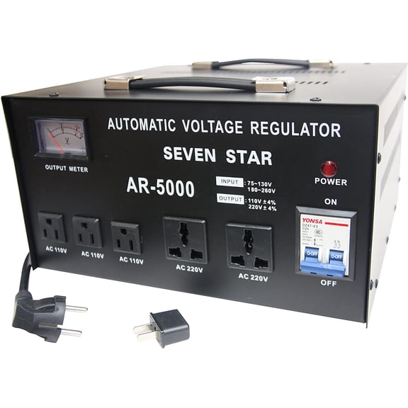 Seven Star AR-5000 5000 Watt Voltage Transformer Converter Regulator